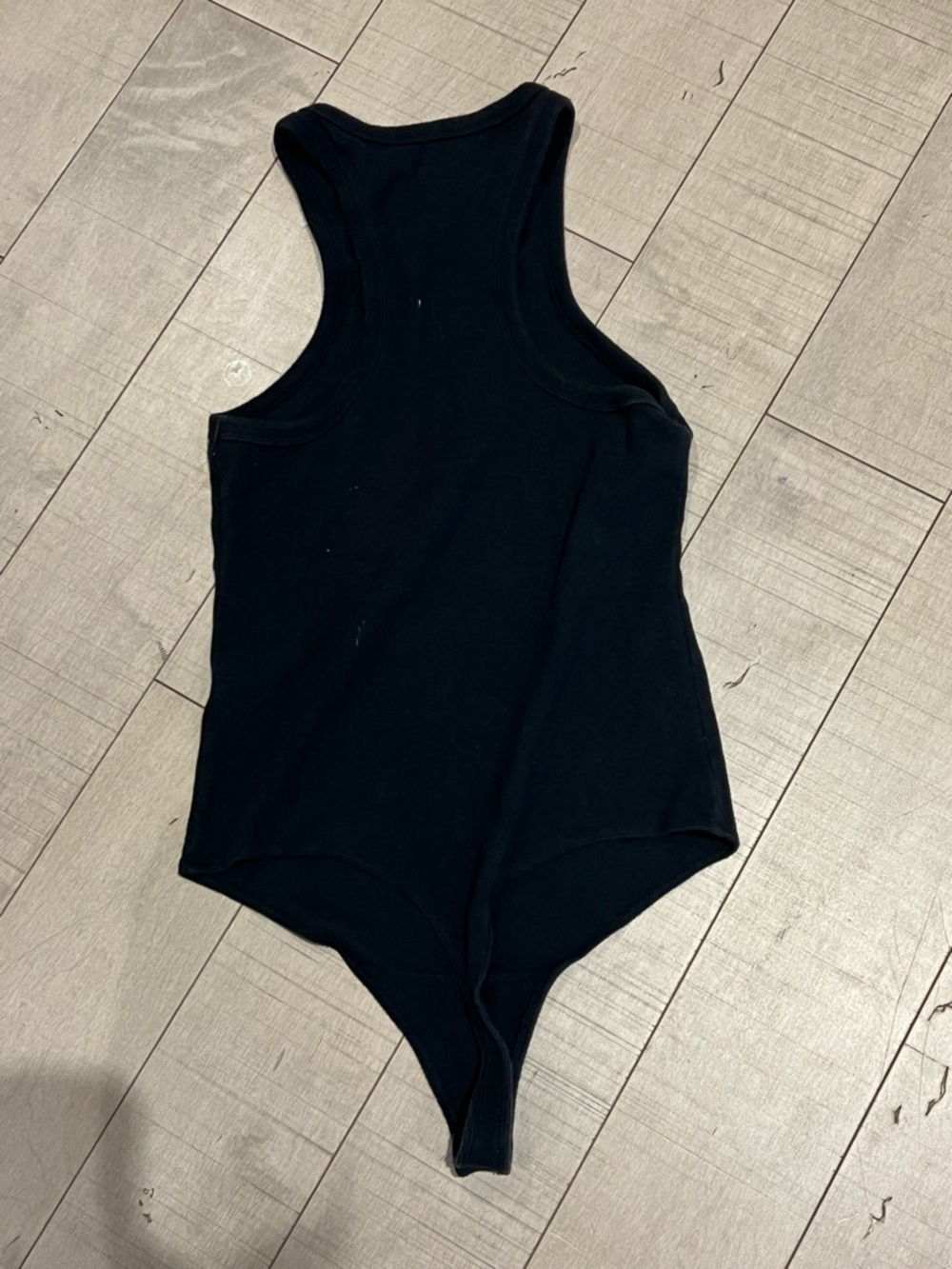 🧸2/$30🧸 Abercrombie & Fitch Ribbed High Neck Bodysuit — Black - Picture 4 of 7